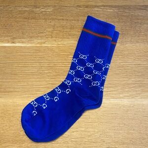 GG Logo Blue Men's Socks